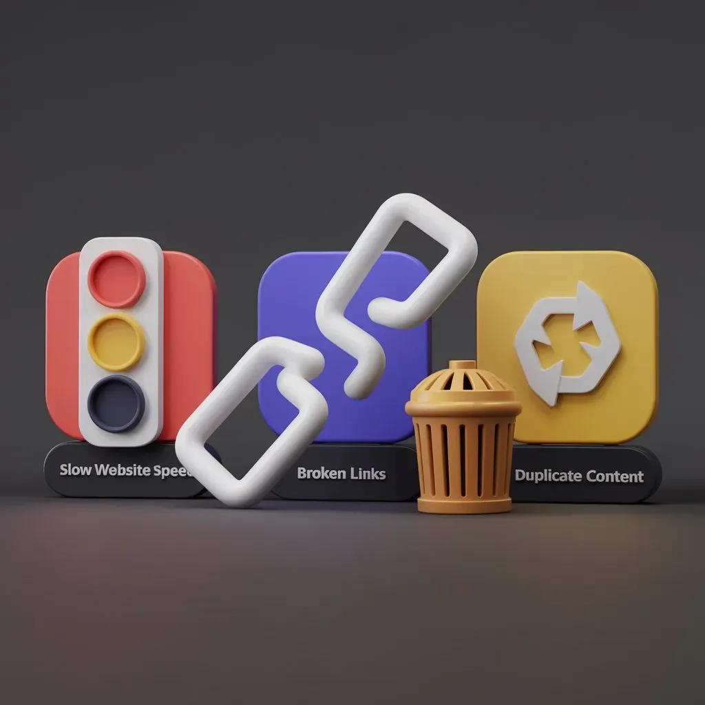 Common mistakes in SEO.